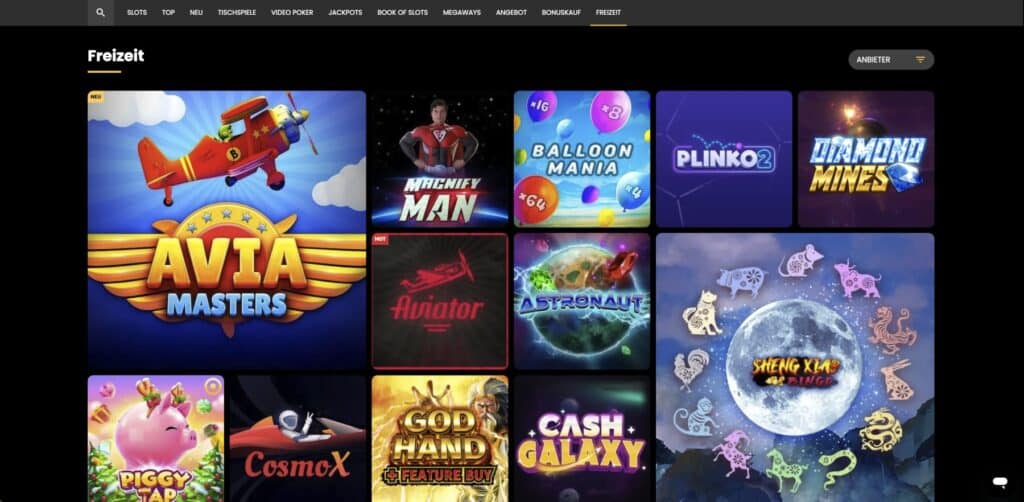 EmirBet Casino Sofortspiele