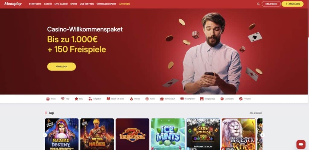Monoplay Casino Bonus